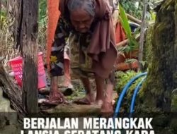 Seorang Lansia Hidup Sebatang Kara Hidup Di Rumah Yang Lapuk Rentah Roboh
