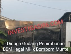 Diduga Gudang Penimbunan BBM Oplosan Ilegall Milik Bombom Di KM 51 Kandis Beroperasi Dengan Bebas, Kapolres Siak Wajib Selidiki Dan Jangan Tutup Mata