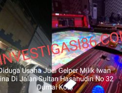 Diduga Usaha Judi Gelper Milik Iwan Cina Di Jalan Sultan Hasanudin No 32 Dumai Kota Beroperasi Dengan Bebas, Kapolresta Dumai Diminta Tindak Tegas Dan Menutupnya