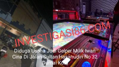 Diduga Usaha Judi Gelper Milik Iwan Cina Di Jalan Sultan Hasanudin No 32 Dumai Kota Beroperasi Dengan Bebas, Kapolresta Dumai Diminta Tindak Tegas Dan Menutupnya