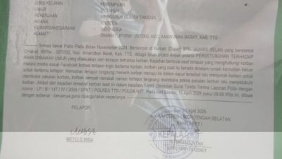Modus Inbox Facebook, Gadis 14 Tahun di TTS Diperkosa dan Melahirkan Bayi