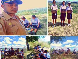 ANBK SMP Negeri Noeokan Berlangsung di Atas Bukit, Kepala Sekolah: “Sulit tapi Bisa Diatasi”