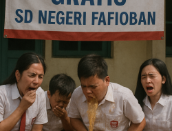 “Tragedi di Balik Nasi Gratis: 15 Siswa SD Fafioban Diduga Keracunan”