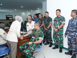 Sambut HUT TNI ke- 80 Korem 152/Baabullah Gelar Baksos dan Donor Darah