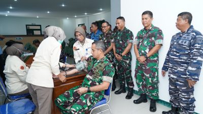 Sambut HUT TNI ke- 80 Korem 152/Baabullah Gelar Baksos dan Donor Darah