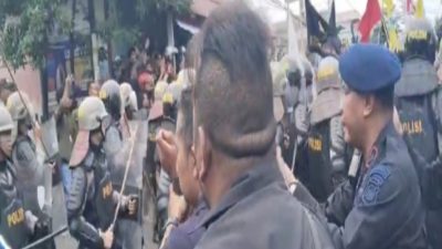 Hitungan Jam Intel Resmob Polda Malut Berhasil Boyong 1 Terduga Pelaku Pelemparan Batu dan 2 Mahasiswa Dari Amukan Masa