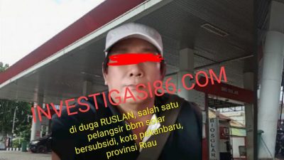 Diduga Ruslan Dan Menejer SPBU 14.281.629 Jalan Durian Kota Pekanbaru Bekerjasama Kuras Habis BBM Bersubsidi, Pertamina Dan APH Diminta Tindak Tegas Jangan Tutup Mata
