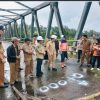 Wakil Bupati Rejang Lebong Tandai Titik Nol, Pekerjaan Rekontruksi Pembangunan Jembatan Penghubung Kel Talang Benih Desa Dusun Sawah Dimulai