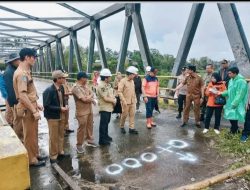 Wakil Bupati Rejang Lebong Tandai Titik Nol, Pekerjaan Rekontruksi Pembangunan Jembatan Penghubung Kel Talang Benih Desa Dusun Sawah Dimulai