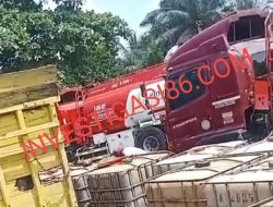 Diduga BBM Mobil Tengki Pertamina Dioplos Dengan BBM Ilegal Milik Yudha Silalahi Di Gudang Penimbunan BBM Ilegal Diduga Milik Joko Oknum Prajurit TNI Di Dumai