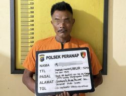 Biadap Seorang Suami Bakar Istri Akhirnya Dibekuk  Polsek Peranap Dari Persembunyiannya Di Areal Kebun Sawit