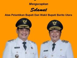 Pimpinan Beserta Keluarga Besar Media Online Investigasi86.com Mengucapkan Selamat Atas Pelantikan Bupati Dan Wakil Bupati Barito Utara