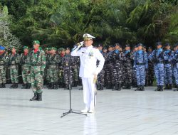 Korem 152/Baabullah Bersama Lanal Ternate dan Lanud Morotai Gelar Ziarah Nasional Sambut HUT ke-80 TNI