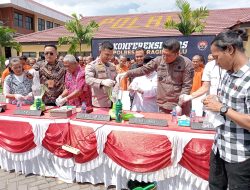 Oprasi Antik Lancang Kuning 62  Orang Tersangka Diamankan Polres Inhu