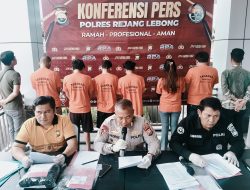Polres Rejang Lebong Berhasil Ungkap 3 Kasus Peredaran Narkoba Di Bulan Oktober 2025