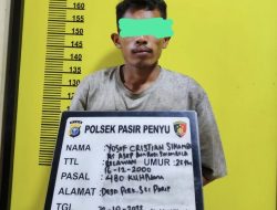 Kepolisian Polsek Pasir Penyu Ringkus Satu Pelaku Curanmor