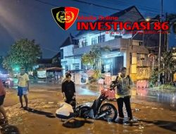 Kontraktor Pengerjaan Proyek Di Timur Gembiraloka Lalai Memasang Rambu Lalulintas, Satu Sepeda Motor Terperosok