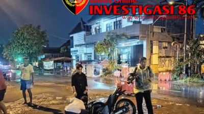 Kontraktor Pengerjaan Proyek Di Timur Gembiraloka Lalai Memasang Rambu Lalulintas, Satu Sepeda Motor Terperosok