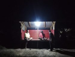 Dalam Upaya Menciptakan Rasa Aman Dan Nyaman, Masyarakat Desa Labuan Permai RK 4 Kecamatan Way Serdang Melaksanakan Pos Kamling