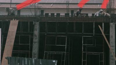 Proyek Pekerjaan Renovasi Tambah Ruang Puskesmas Sambirejo Abaikan K3 Sebagai Keselamatan Kerja