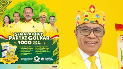 HUT ke-61, Golkar TTS Gelar Pasar Murah: Wujud Kepedulian Nyata untuk Rakyat