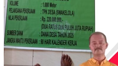 Setelah Disorot Media, Kepala Desa Noeolin Kirim Baliho Proyek Lewat WhatsApp, Bukan di Lokasi Pekerjaan