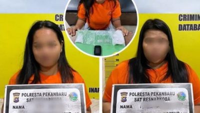 Dua Perempuan Warga Binaan Lapas Kelas IIA Pekanbaru Ditangkap