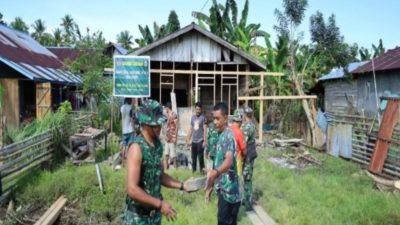 Pemdes Lifofa Bersama Masyarakat Dan TNI Berhasil Bangun Masjid, MCK Dan RTLH Pada Program TMMD Tahun 2025